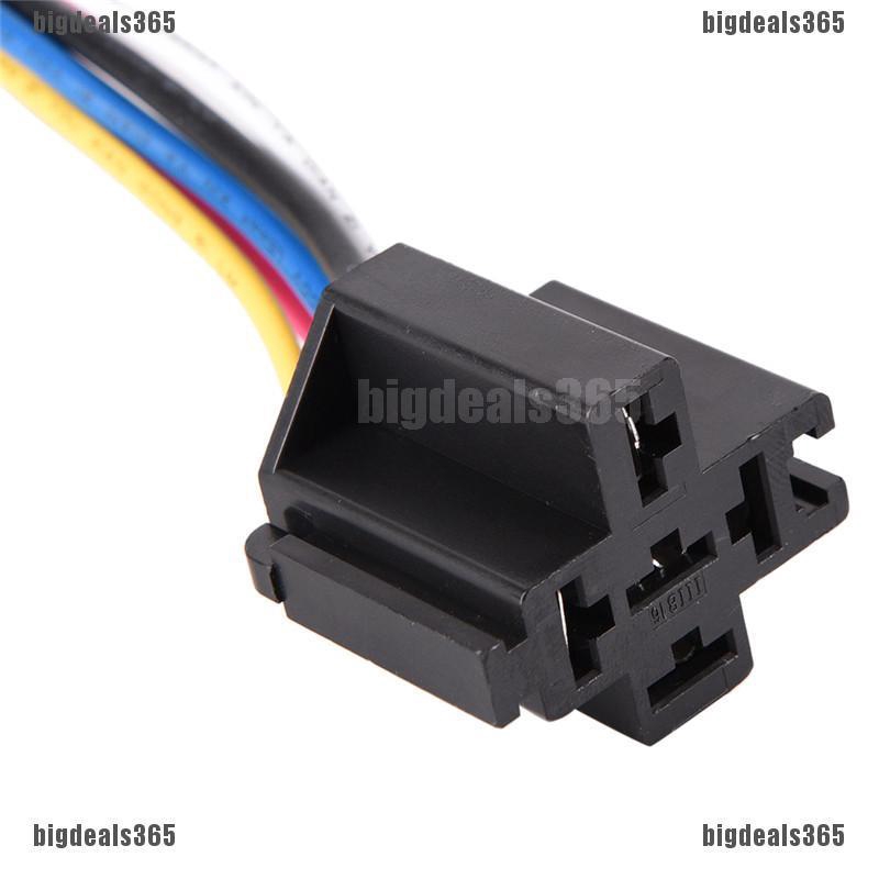 ซ็อกเก็ตรีเลย์ 12 V 5 Pin 40 A 12v 5 Pin กันน้ําสําหรับรถยนต์ ...