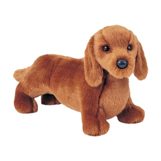 Douglas Gretel Red Dachshund - CT1933 - ตุ๊กตาลูกสุนัขดัชชุนต์ เกรเทล สีชอคโกแลค ขนาดยาว 12 นิ้ว ในท่ายืน (รวมหาง)