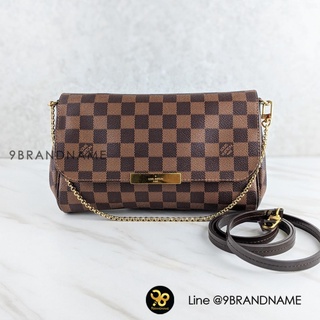 กระเป๋ามือ2ของแท้100% U​S​E​D Louis Vuitton Favorite M40718 Canvas Damier