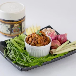 คุณแม่จู้ น้ำพริกกุ้งเสียบรสดั้งเดิม | 150 กรัม