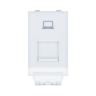 [พร้อมส่ง] HomeDoDee เต้ารับคอมพิวเตอร์ PHILIPS CAT6 RJ45 LEAF WHITE เต้ารับสายไฟ เต้ารับ