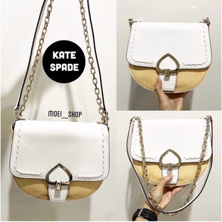 🧇แท้‼️Kate Spade Robyn Medium Chain Saddle Bag