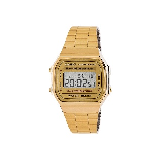 Casio นาฬิกาข้อมือ Data Bank รุ่น A168WG-9WDF