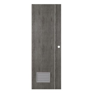 Bathroom door PVC AZLE GROOVE 70X200 CM P3 DOOR GREY Door frame Door window ประตูห้องน้ำ ประตูห้องน้ำ PVC AZLE GROOVE P3