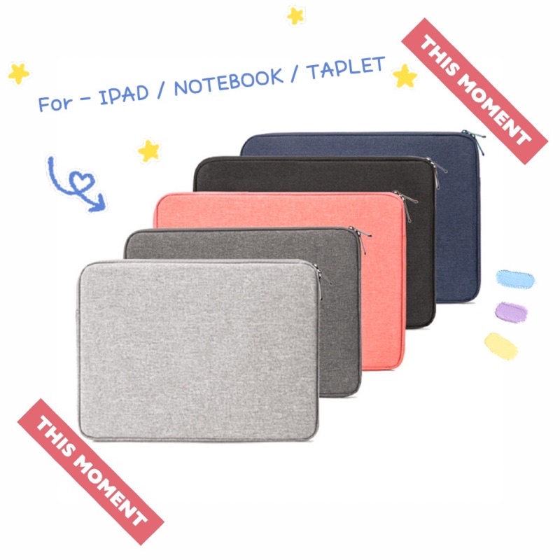 📍พร้อมส่ง🚚 กระเป๋าโน๊ตบุ๊ค macbook notebook taplet ipad ขนาด 11” / 13” / 15” กันน้ำ กระเป๋าipad ไอแพ