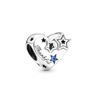 [พร้อมส่ง สินค้าแท้ 💯] Pandora Thankful Heart &amp; Stars Charm