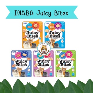 INABA Juicy Bites Mini Cat Snack อินาบะ ขนมแมวจุ้ยซี่ ไบท์ ซองมินิ ขนาด 11.3กรัม