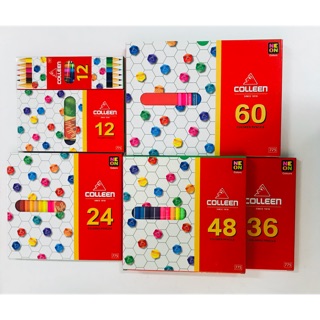 🎁 สีไม้ Colleen 🎁 12 , 24 , 36 , 48 , 60 แบบหัวเดียวและสองหัว
