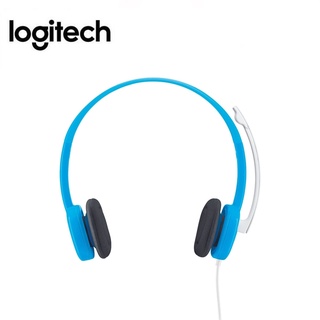 Logitech H150 HEADSET STEREO JACK3.5M ชุดหูฟังคอมพิวเตอร์แบบคู่พร้อมส่วนควบคุมแบบอินไลน์