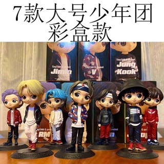 ฟิกเกอร์ PVC รูปการ์ตูนศิลปินเกาหลี BTS TinyTAN OFFICIAL Same Figure MIC DROP ขนาด 15 ซม. สําหรับตกแต่งบ้าน