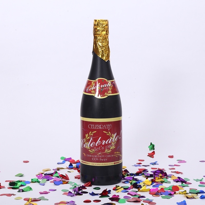 พลุหมุนทรงขวดแชมเปญ พลุฟอยล์ พลุกระดาษ ไส้กระดาษฟอยล์หลากสี 🎉 - รูปที่ 5