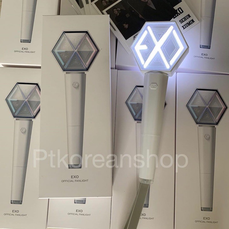 [#EXO] พร้อมส่ง!!! แท่งไฟ Exo V.3 Official Fanlight ของแท้ 💯🇰🇷