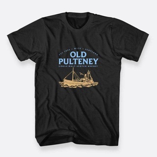 [100% Cotton] Wanyg เสื้อยืดลําลอง แขนสั้น พิมพ์ลาย Old Pulteney Single Malt Scotch Whisky สีดํา สไตล์คลาสสิก เหมาะกับกา