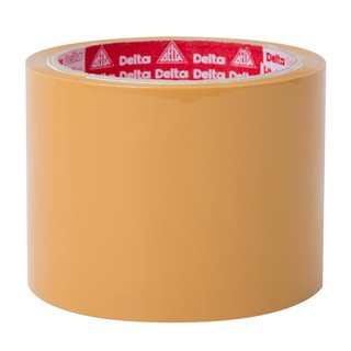 เทปโอพีพี 3 นิ้วx45 หลา สีชา เดลต้า Tape OPP 3  x45 yd. Brown Delta