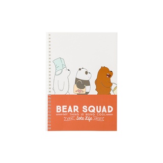 We Bare Bears สมุดริมห่วงB5 70แกรมคละลาย(70แผ่น)   WBB2010