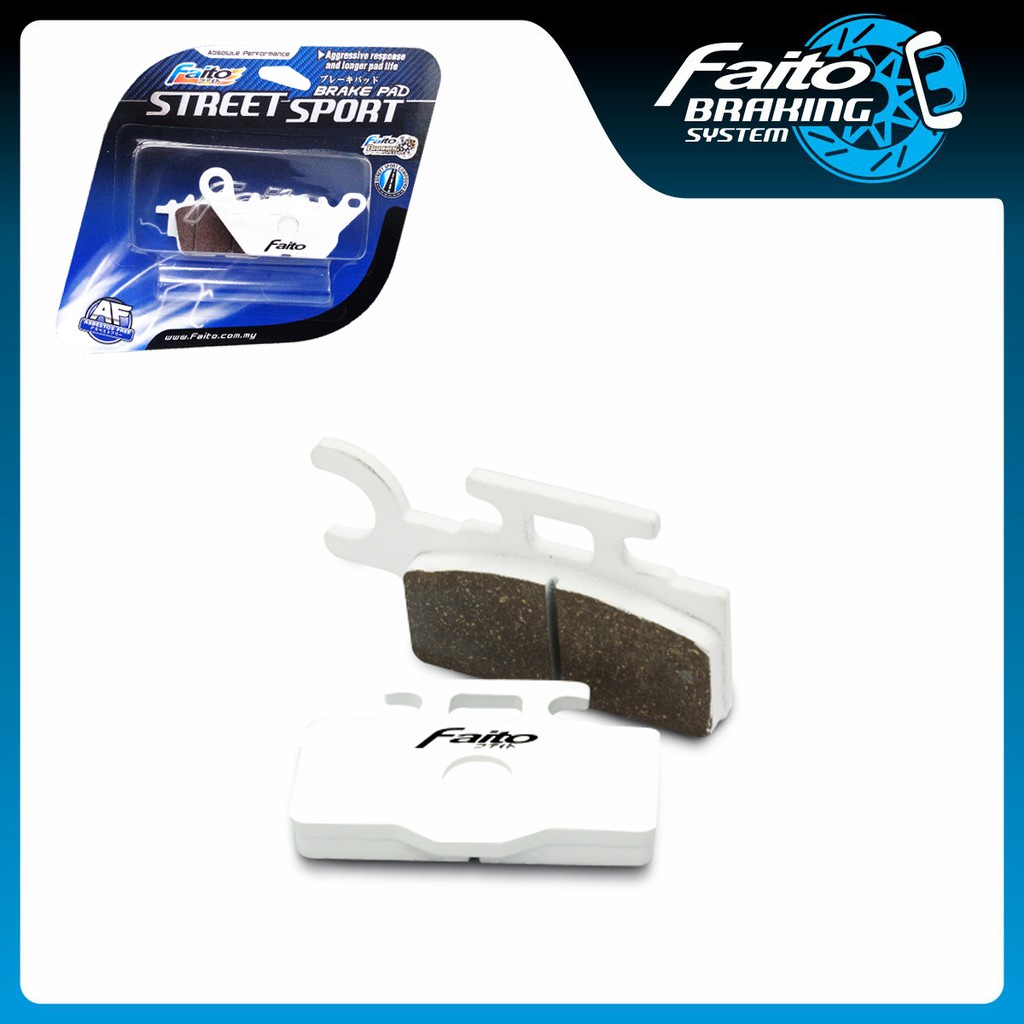 FAITO ผ้าเบรคหน้า KSR 110 / KSR Pro / Z 125 Street Sport