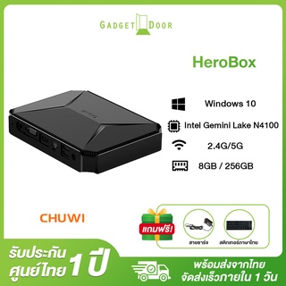 รับประกัน1ปี❗️CHUWI TV Box HeroBox Mini PC CPU Intel Gemini Lake RAM 8GB ROM 256GB Windows 10 Home