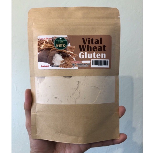 Vital Wheat Gluten เพิ่มความยืดหยุ่น ขนาด 100 g.