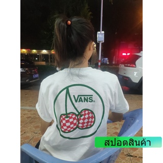 Vans Cherry Tcherry เสื้อยืดสําหรับผู้ใหญ่ Vn0A4Qebwht