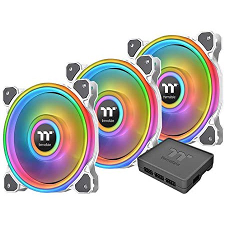 Thermaltake Riing Quad 12 RGB Radiator Fan TT Premium Edition 3 Pack ...