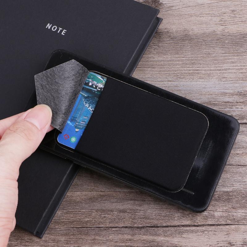 [ดีล 19บาทในร้านอีกเพียบ]Timetogether*Elastic Mobile Phone Wallet Credit ID Card Holder Adhesive Pocket Sticker Case