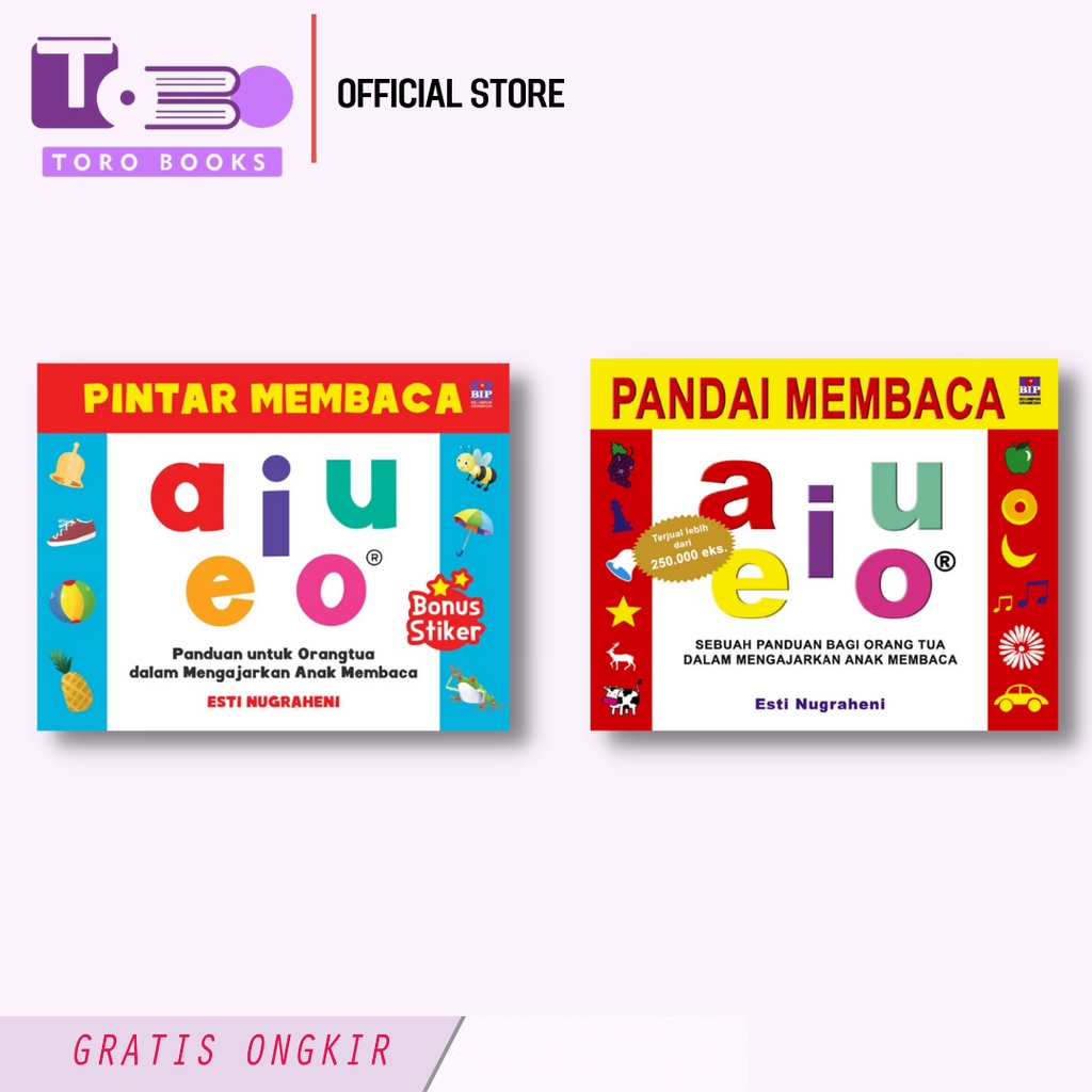 AIUEO Smart Reading Book - Esti Nugraheni