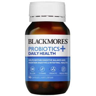 Blackmores Probiotics+ Daily Health 90 Capsules โปรไบโอติก ปรับสมดุลลำไส้