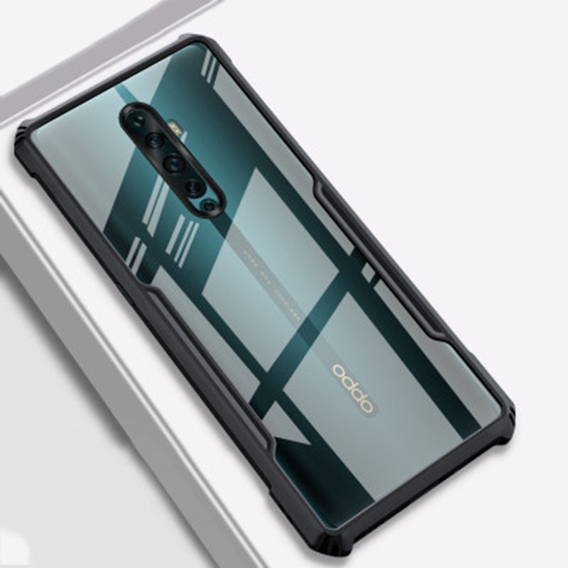 ปลอกกันกระแทกใส OPPO RENO 2 2F 2Z เคสโทรศัพท์อะคริลิคใส Hybrid ซิลิคอนกันชนกันกระแทก reno2 F ปกโปร่ง