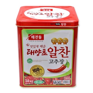 แฮซานเดิลอัลซาน โกชูจัง (Haechandle Alchan Gochujang) ขนาด 14 KG.