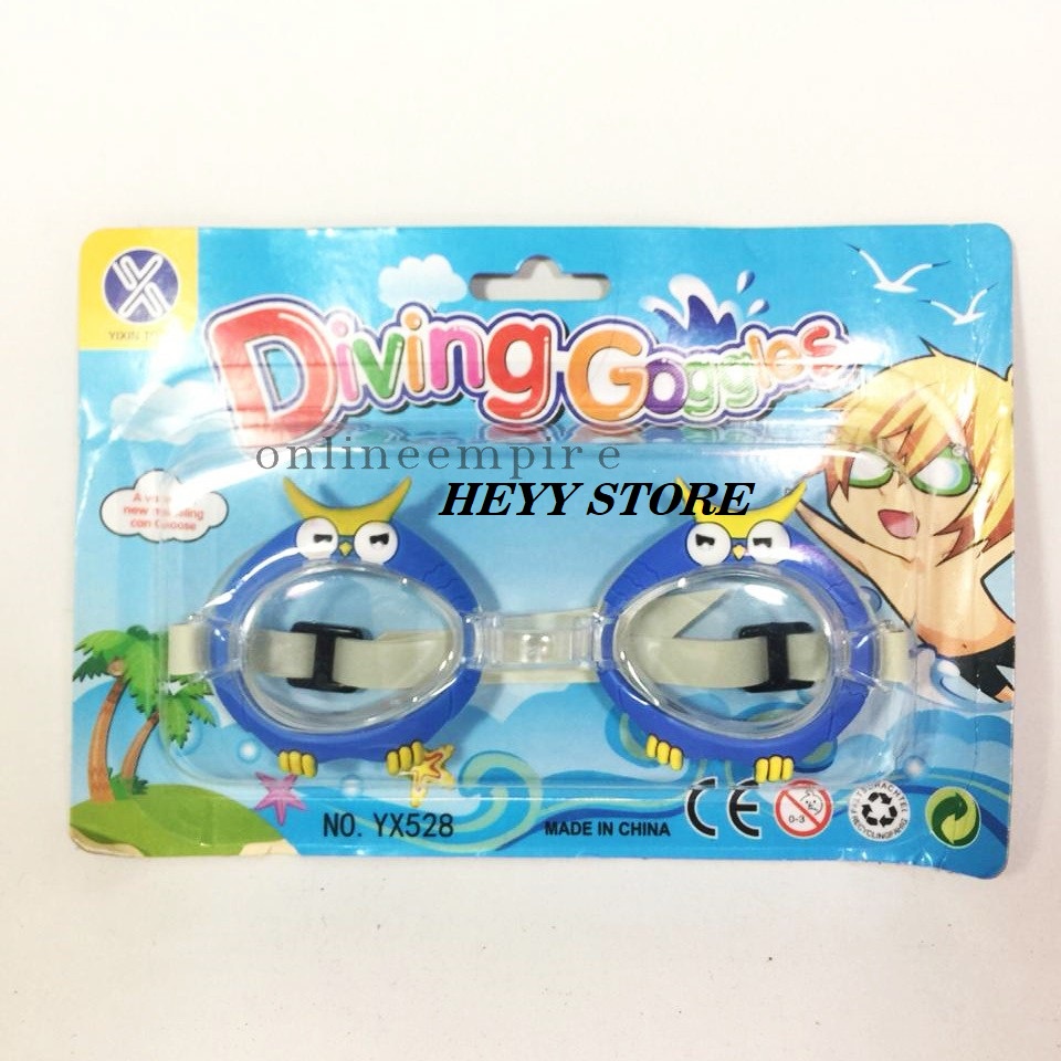 YX528 CHARACTER CHILDRENS SWIMMING GOGGLES GIRLS TOYS BOYS SWIMMING GOGGLES