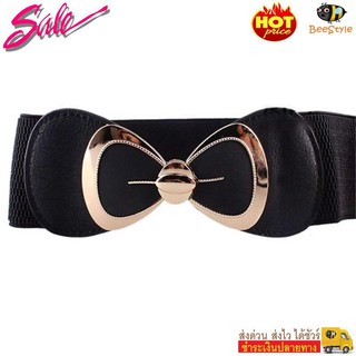 MiStyles เข็มขัด เข็มขัดผู้หญิง Womens Belt รุ่น 2260 สีดำ