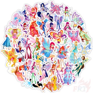 ❉ Winx Club Series 01 สติ๊กเกอร์ ❉ 50Pcs/Set Cartoon Floral Fairy Pixie Waterproof DIY Fashion Doodle Decals สติ๊กเกอร์