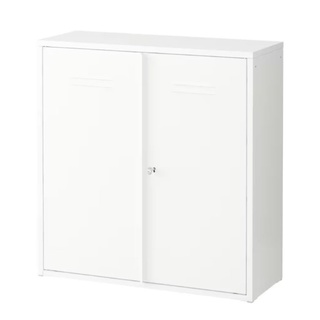 IKEA 80x30x83 ซม.IVAR อิวาร์ ตู้บานเปิดทึบ, เทา ,ตู้