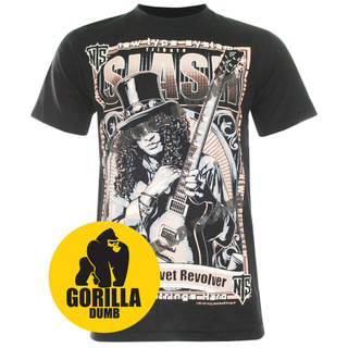 Gorilladumb เสื้อยืดลายวงดนตรี สแลส Slash Guns N Roses