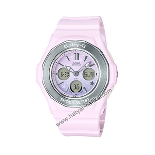 นาฬิกา Casio Baby-G Starry Sky BGA-100ST series รุ่น BGA-100ST-4A (ชมพูพาสเทล) ของแท้ รับประกัน1ปี