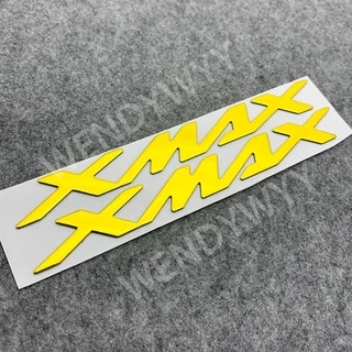 สติกเกอร์ตราสัญลักษณ์ 3D สําหรับติดตกแต่งล้อรถมอเตอร์ไซค์ YAMAHA XMAX 300 250 400 125 2 ชิ้น