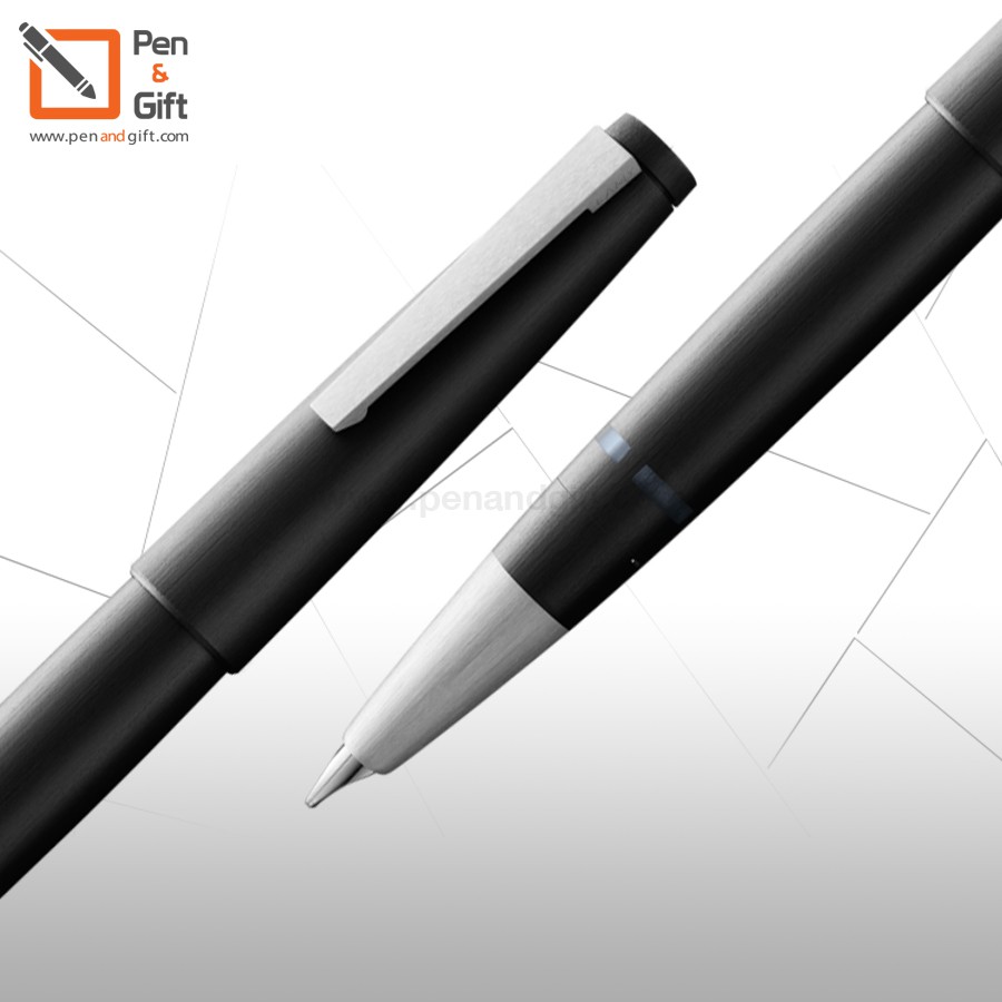 LAMY 2000 Fountain Pen Medium-Nib Matte Black - ปากกาหมึกซึม ลามี่ 2000 ดำด้าน หัว M 0.7 สีดำ  ปากกา