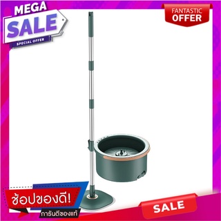 ชุดอุปกรณ์ถังปั่นพร้อมไม้ม็อบ DYNOVA M12G สีเขียว ไม้ม็อบและอุปกรณ์ SPIN BUCKET MOP SET DYNOVA M12G GREEN อุปกรณ์ทำความส