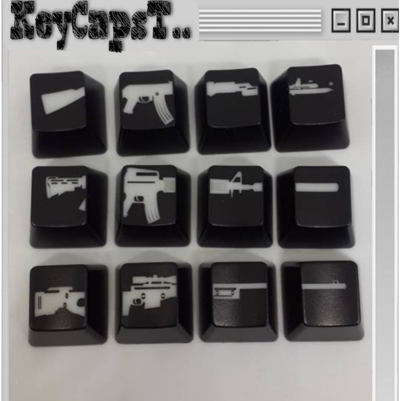 KeyCaps ปุ่มกด ชุดปุ่ม M4A1   AWP    AK47 สินค้าพร้อมส่งจากไทย