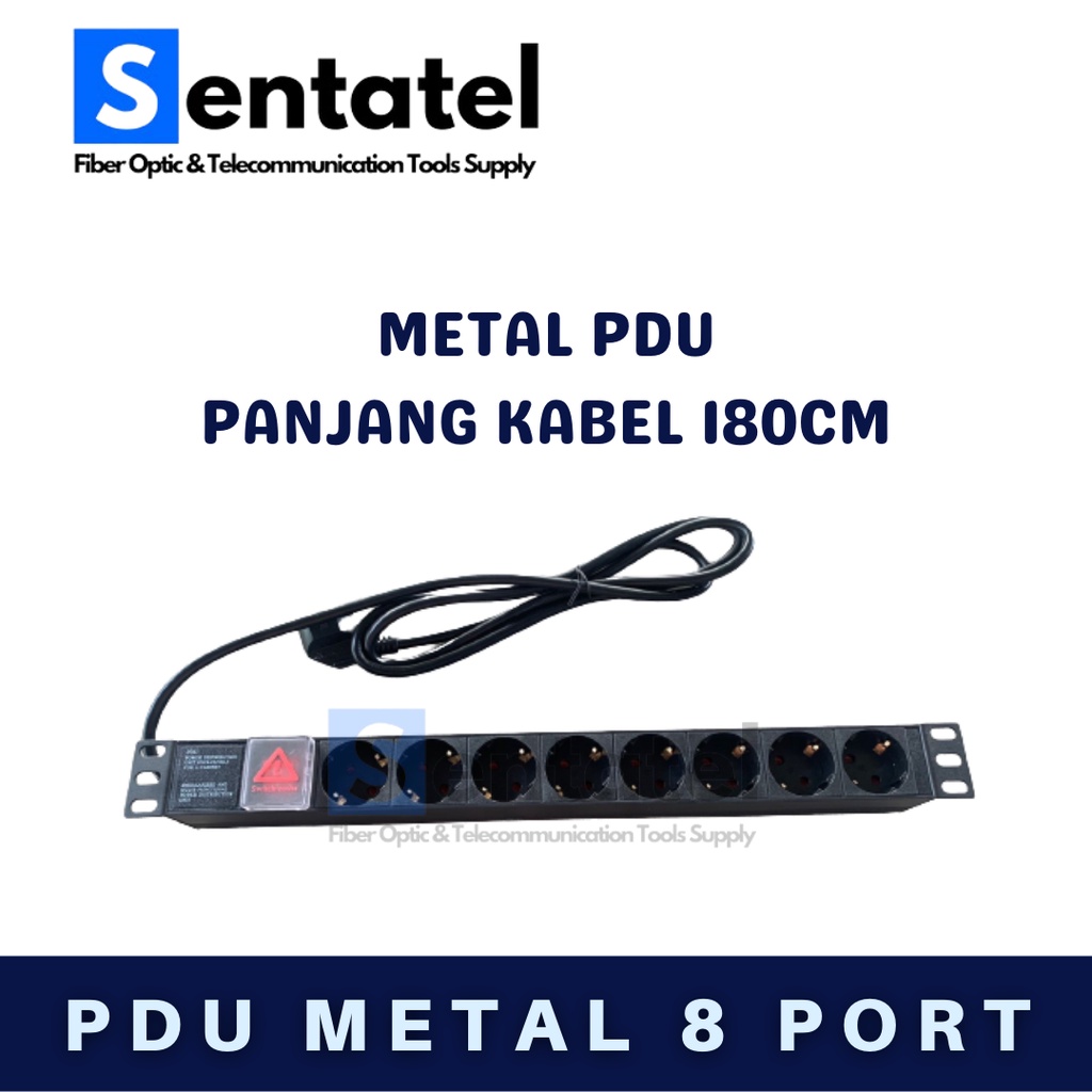 Sentarack - PDU Power Distribution Unit 8 Socket 16A Server Rack