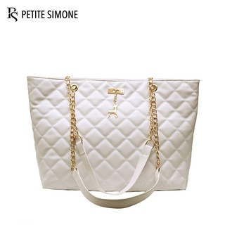 【James bag shop】PETITE SIMONE กระเป๋าถือ กระเป๋าสะพายไหล่ ไฮโซ เรียบหรู ดูดี สำหรับผู้หญิง