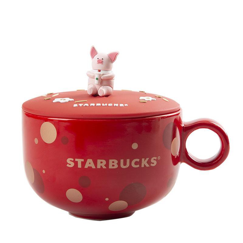 So cute แก้วStarbucks Ceramics Mug 2019 ปีหมูทอง