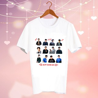 เสื้อยืดสีขาว สั่งทำ เสื้อดารา Fanmade เสื้อแฟนเมด เสื้อแฟนคลับ CBC59 Kim Seon Ho Han Ji Pyeong Start-Up KDRAMA