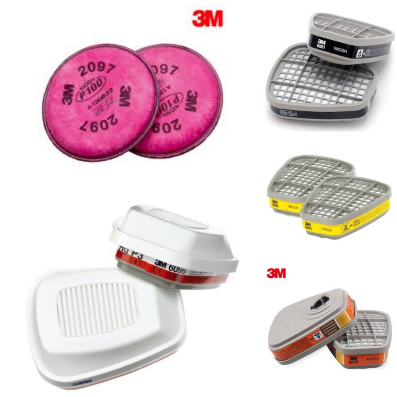 (ของแท้100%)​ ตลับกรอง3M​ รุ่น​ 2097​ 6001​ 6003​ 6006​ 6007​ 6096​ ราคาถูกสุดๆ💥