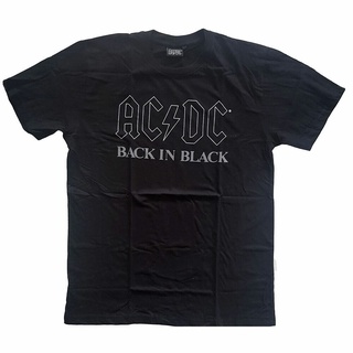 เสื้อยืดผ้าฝ้ายพิมพ์ลายแฟชั่น เสื้อยืด AC / DC Back In