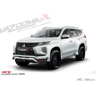 🔹️ชุดแต่งสเกิร์ต  Pajero Sport 2020 Vazooma-X🔹️