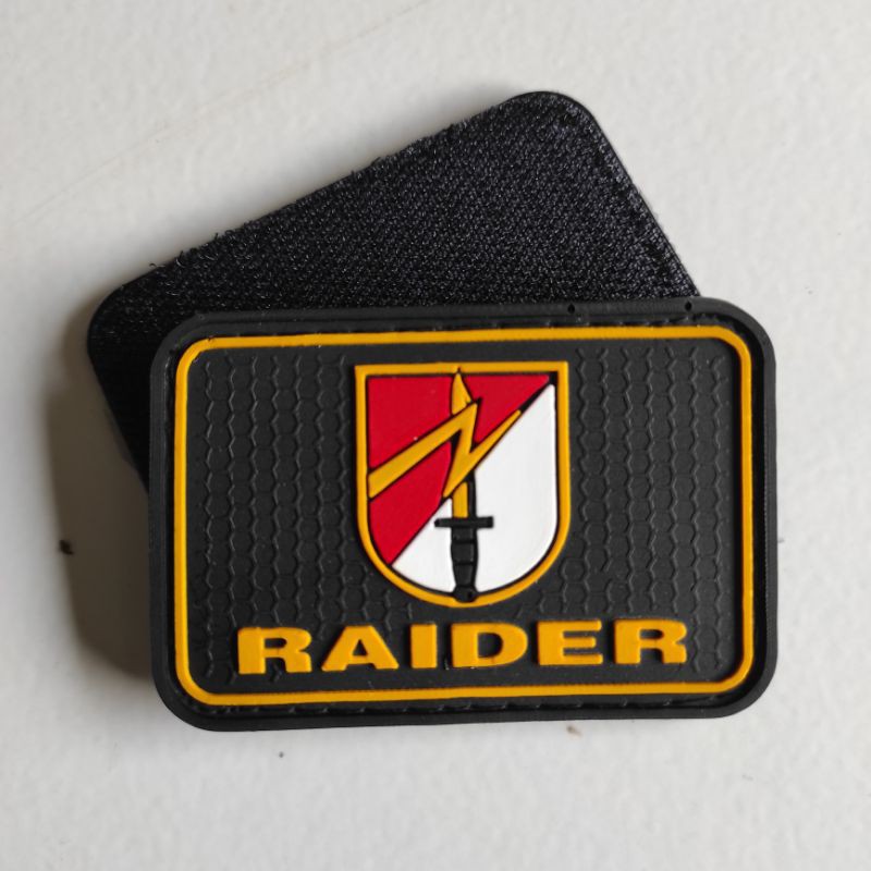 RAIDER SQUARE LOGO ยาง PATCH/TNI EMBLEM PATCH