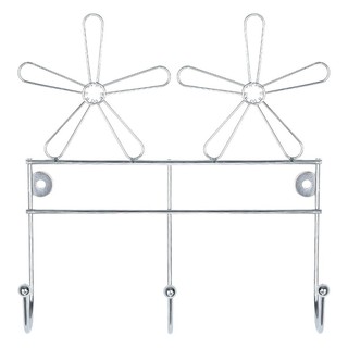 ราวแขวนดอกไม้3ตะขอ HP-016 23.5 ซม.  HOOK RACK HP-016 3-HOOK 23.5CM