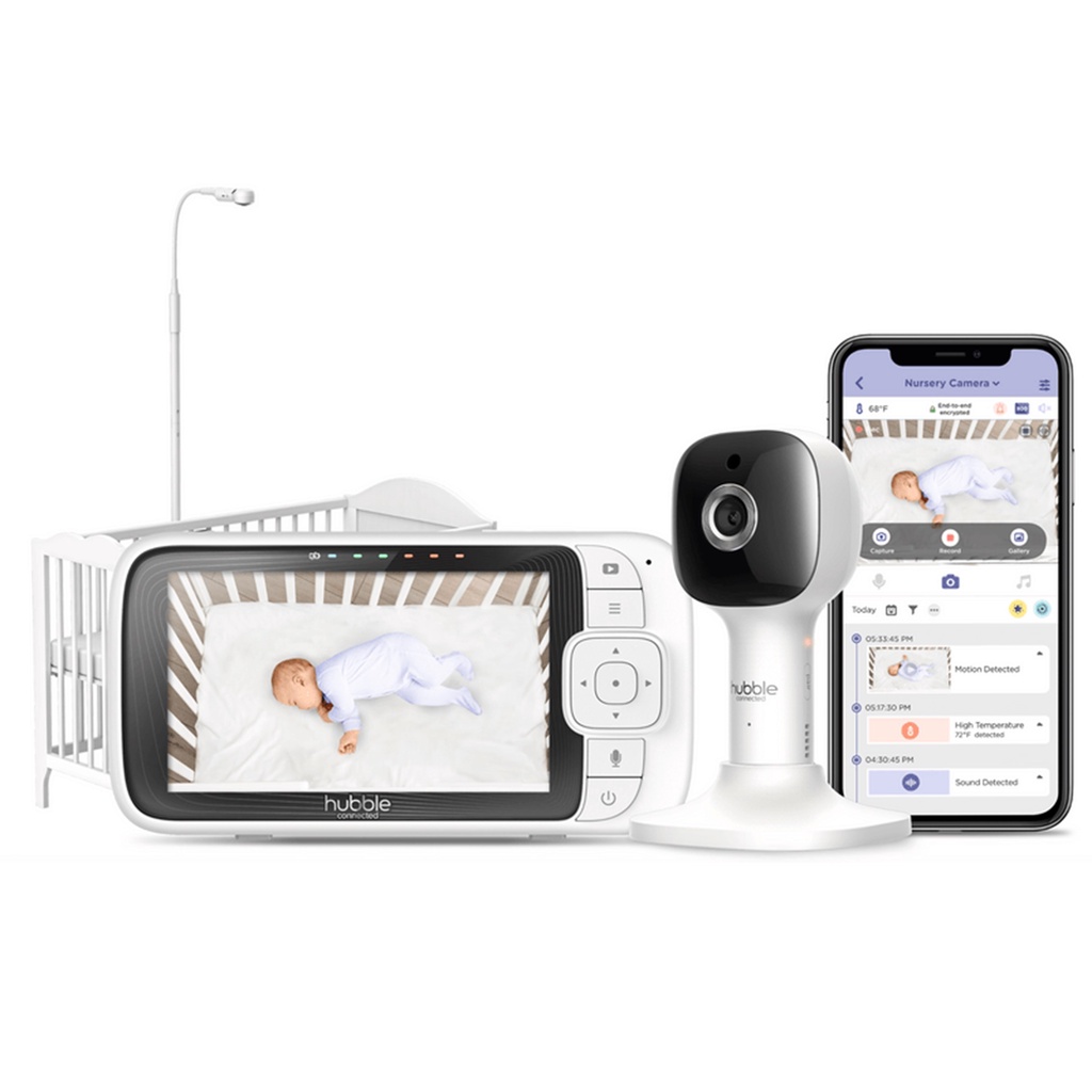 Hubble Connected Nursery Pal Skyview Baby Monitor กล้องดูเด็ก มาพร้อมจอแยก 5 นิ้วไร้สาย