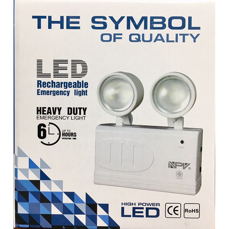 NPV ไฟฉุกเฉิน ไฟสำรอง ขนาด 4W แสงขาว LED EMERGENCY LIGHT 4W  รุ่นมินิ ขนาดเล็ก เหมาะกับพื้นที่จำกัด